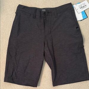 Quiksilver Youth Boys Charcoal Flat Front Shorts